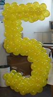 Ballondekoration-Ballonskulptur-Ballonzahl-5-Ziffer