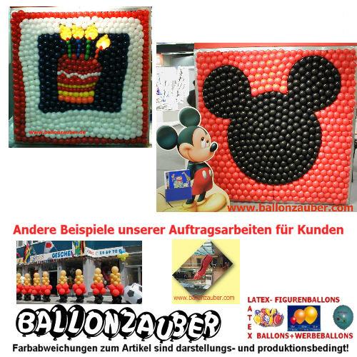 Ballondekoration-Wandbild-Skulptur-Mickey-Maus